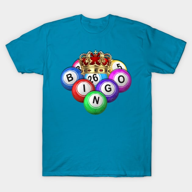 Bingo Queen Balls 2 T-Shirt by Ratherkool